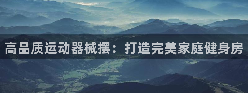 Z6尊龙官网入口：高品质运动器械摆：打造完美家庭健身