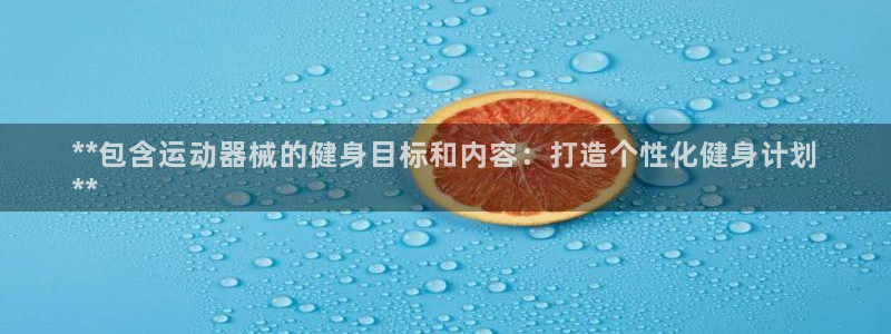 尊龙人生就要博旧版：**包含运动器械的健身目标和内容