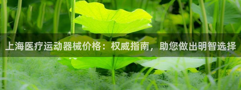 尊龙官方身高：上海医疗运动器械价格：权威指南，助您做