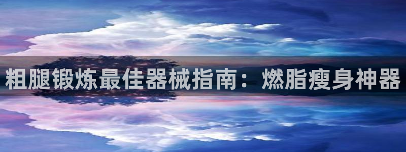 尊龙平台有谁玩过：粗腿锻炼最佳器械指南：燃脂瘦身神器