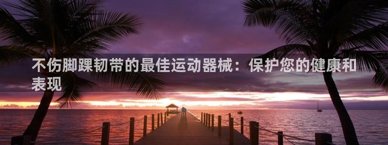 ZL尊龙凯时平台：不伤脚踝韧带的最佳运动器械：保护您
