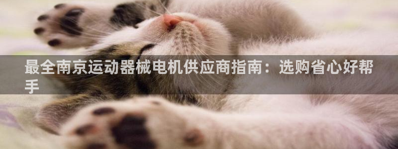 尊龙 ag：最全南京运动器械电机供应商指南：选购省心