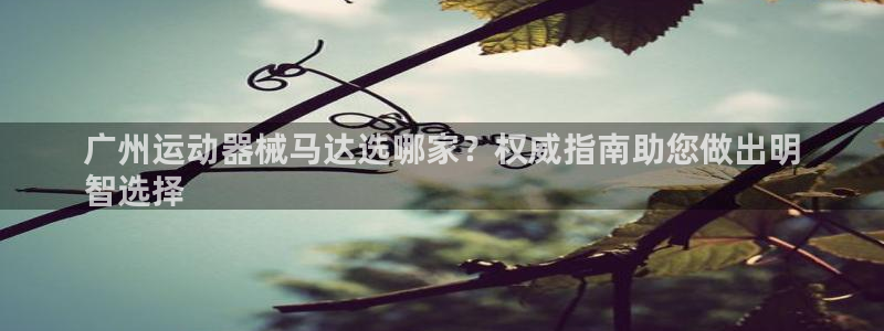 尊龙官方网站最新版V9.3.06：广州运动器械马达选