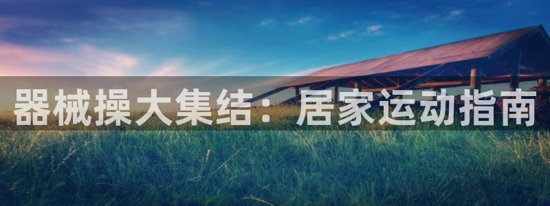 旧版尊龙人生就是博下载：器械操大集结：居家运动指南